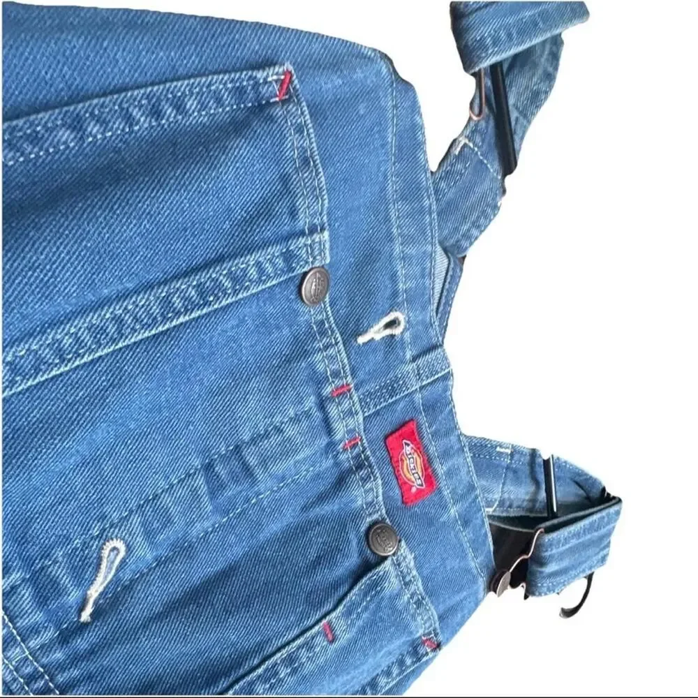 Dickies Men's Blue Dungarees-overalls
